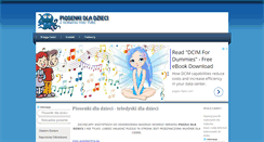 Desktop Screenshot of piosenkidzieciom.pl